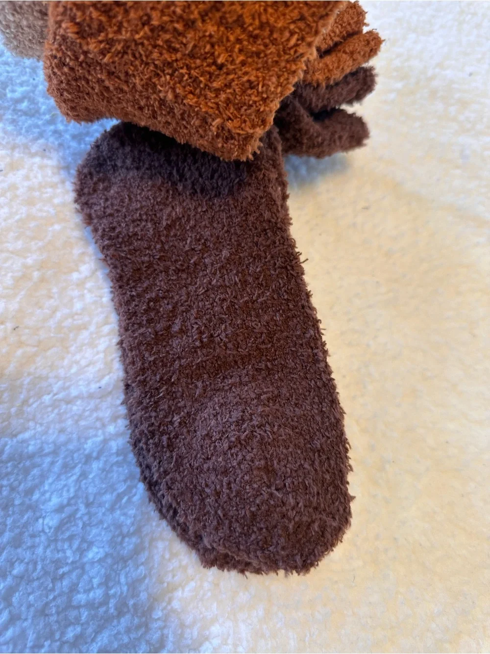 Nicole Miller Plush Slipper Socks